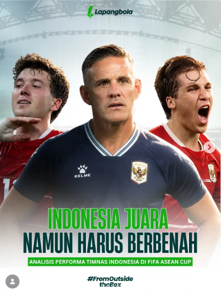 lapangbolastats's tweet photo. #AnalisisEditorial
Analisis Performa Timnas Indonesia di FIFA ASEAN Cup
Indonesia Juara Namun Harus Berbenah
Meski @TimnasIndonesia berhasil menjuarai #FIFAASEANCUP dibawah naungan John Herdman
Analis Hamka Elgifari membeberkan analisis mendalam mengenai permainan Timnas dibawah JH
#Lapangbola #TimnasIndonesia #FromOutsideTheBox