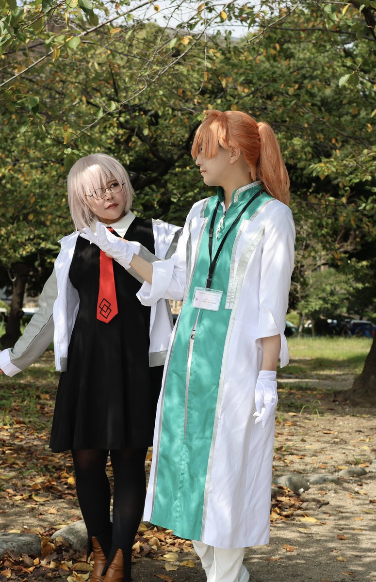 ita3_cos2's tweet photo. ⚠︎cosplay/コスプレ⚠︎

　Fate/Grand Order

　____木漏れ日に包まれて____

ロマニ:ゆわさん(@yuwa_cos05)
マシュ:いた

photo:ラムさん(@koko78847582)
#アコスタ鶴舞 https://t.co/zQQf4qpjbE