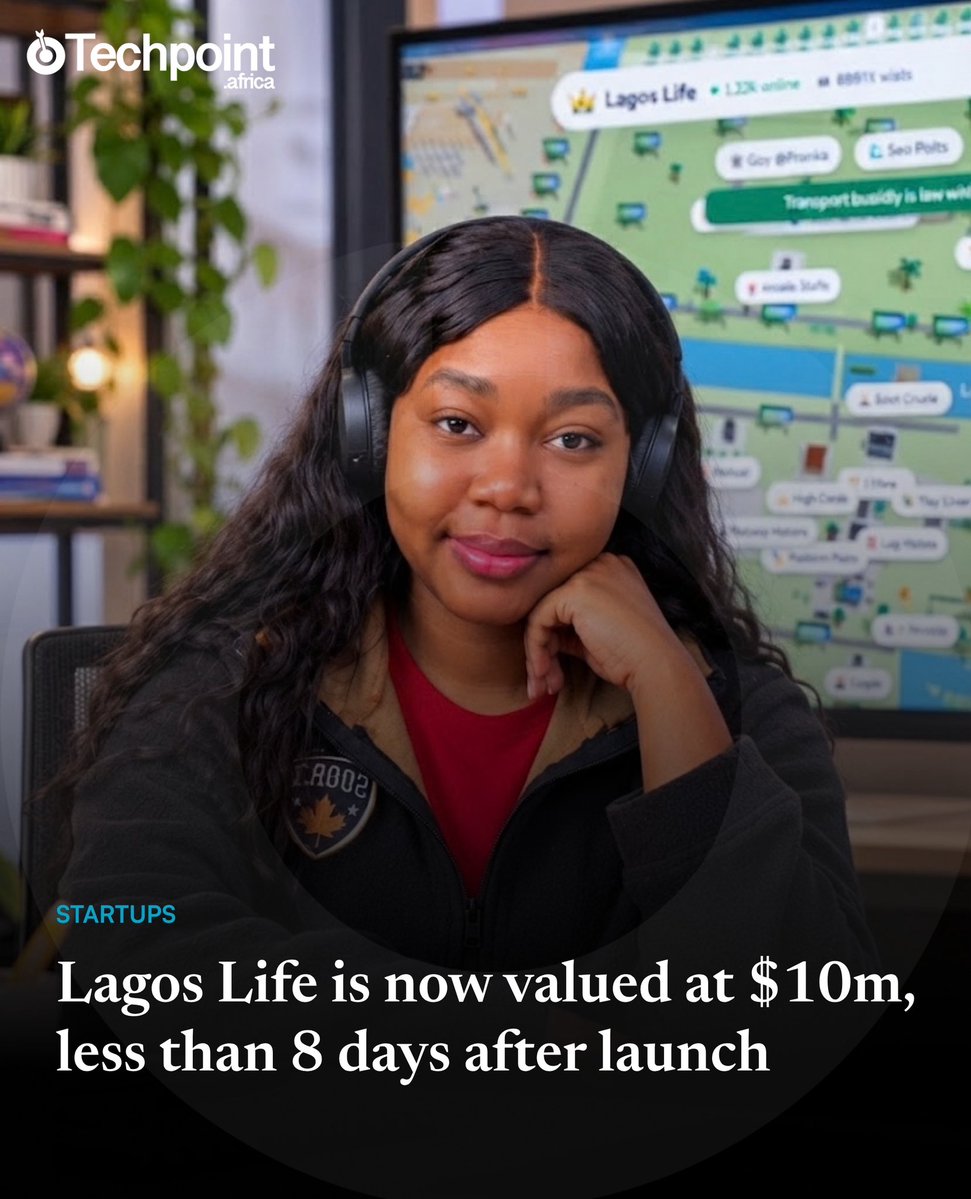 TechpointAfrica's tweet photo. Lagos Life is now valued at $10 million, less than eight days after launch.

Created by Nigerian developer Shalom Rayhamen, the game attracted millions of players within days. Investors include Flutterwave CEO Olugbenga Agboola’s Resilience17, Oo Nwoye, Terra Industries CEO Nathan Nwachuku, and Mono CEO Abdulhamid Hassan.

Read the full story: https://t.co/TX1eTQLkrG
