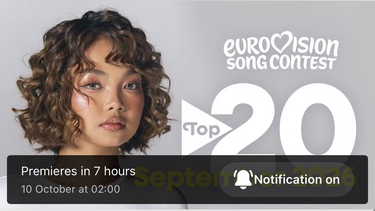 summ3rstanera's tweet photo. I am soooo gagged!!!
WDYM our main girl #CarmelleCollado on Eurovision Top 20 Most Watched and they made her photo as the DO.

Like whattt 🤯

Let’s all stay tuned today!!

Eurovision Top 20: Most Watched – September 2026 | #Eurovision2027 https://t.co/9kbySLgHKL via @YouTube https://t.co/NDkyypALVg
