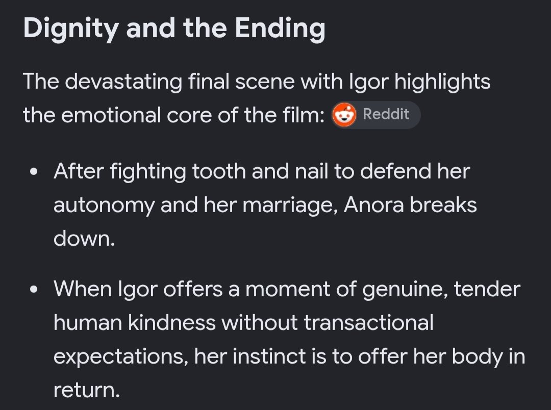 thethinker2505's tweet photo. Love is beyond words, it blossom in actions; care,kindness and humanity.
Never giving up on the person is truest thing a human being can do in a relationship.
@Lilfilm #Anora https://t.co/SeosmsWHkc