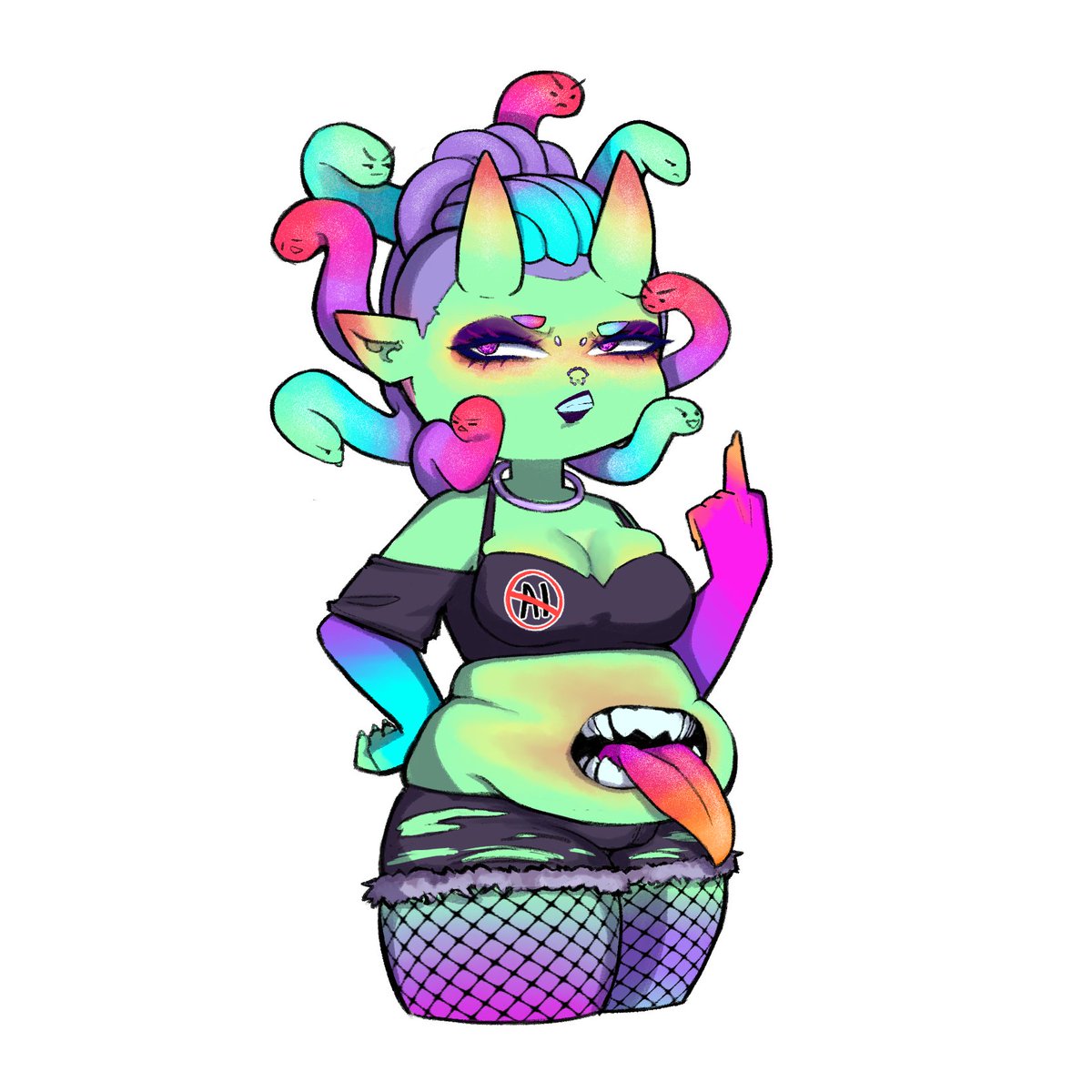 vertigo_lines's tweet photo. my next victum as come ! thank you @Gorghoulvt for joining! i hope i did your oc justice 

bedtime for mee ( – ⌓ – ) https://t.co/tRBo2yC2w5
