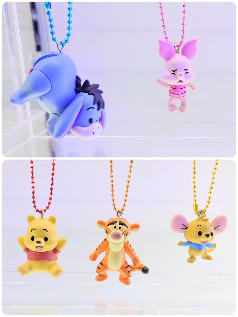 tdr_415's tweet photo. ━━━━━━━━━━━━
#バンダイ #ガチャポン
「Winnie the Pooh ＜TAROUT＞ マスコットスイング」
✎𓂃10月第3週　稼働開始

「TAROUT（タロアウト）」氏デザイン！
「くまのプーさん」と仲間たちが、マスコットスイングで登場🍯

例のピグレットいるよ☝️

#ガシャポンツアーズ ©#Disney https://t.co/CtvGSjWZK3