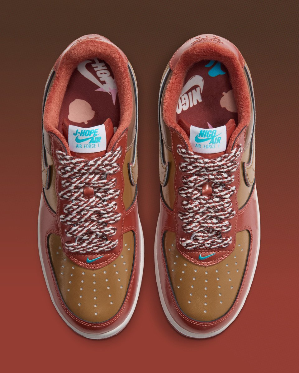 sneakermarketro's tweet photo. NIGO J-Hope Nike Air Force 1 coming soon 🗓️
Details: https://t.co/7AI1NsEkJW https://t.co/oUGWJwy5Gp