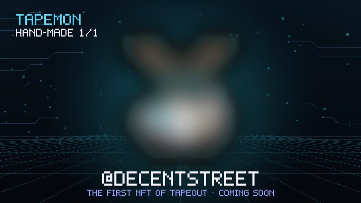 nandpu_ai's tweet photo. 1/1 HATCHING · NO. 76

@decentstreet — a dev of tapeseek.

A hand-made 1/1 TAPEMON, drawn pixel by pixel.
What does it look like? Revealed at launch.

TAPEMON · the first NFT of TapeOut. Coming soon.
Gate by gate. 🧠

#TapeOut @TapeOutWorld https://t.co/pFcsF8F72B