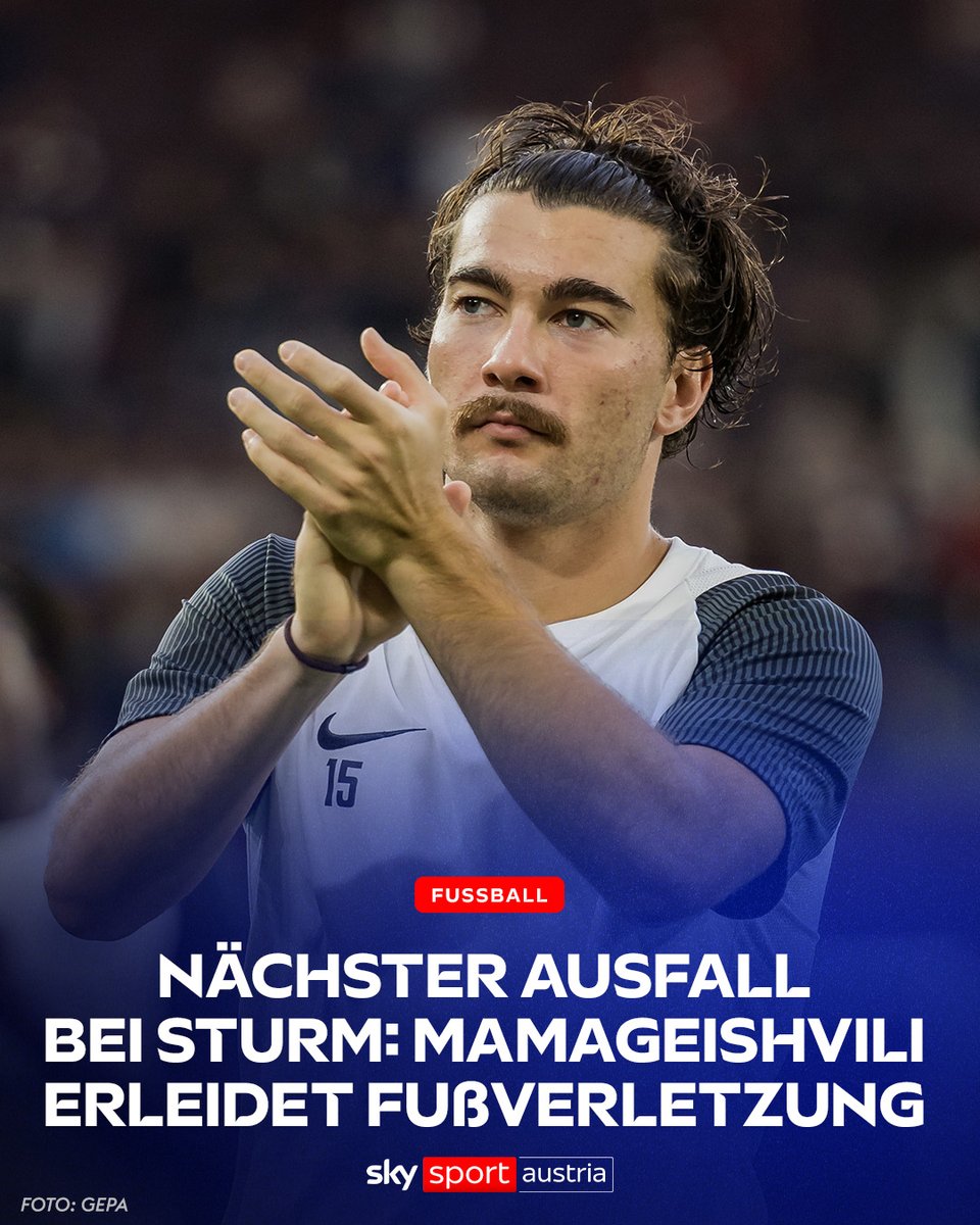 SkySportAustria's tweet photo. Nach dem erneuten Ausfall von Otar Kiteishvili müssen die Grazer in der nächsten Zeit auch auf dessen Landsmann Gizo #Mamageishvili verzichten.

👉️ https://t.co/fjazkNj4Aq

#SkyBuliAT #Sturm #SKSturm https://t.co/sC6oMuCWG7