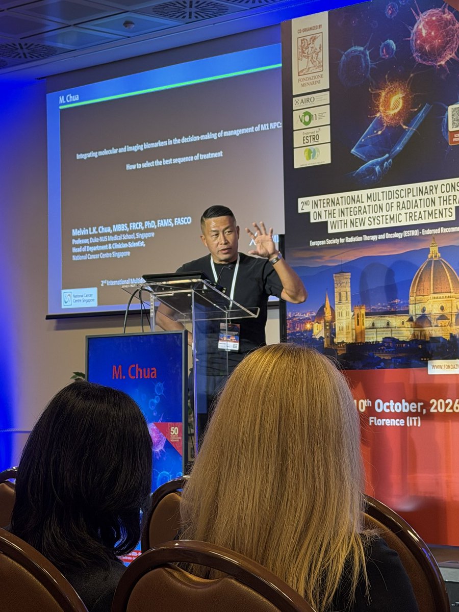 MarcBa12's tweet photo. What about biomarkers in metastatic NPC? Prof. Melvin Chua to tell us in Florence! 
#OncoAlert #FlorenceConsensus26 #FlorenceOncology26 https://t.co/sTbYzE7cCD