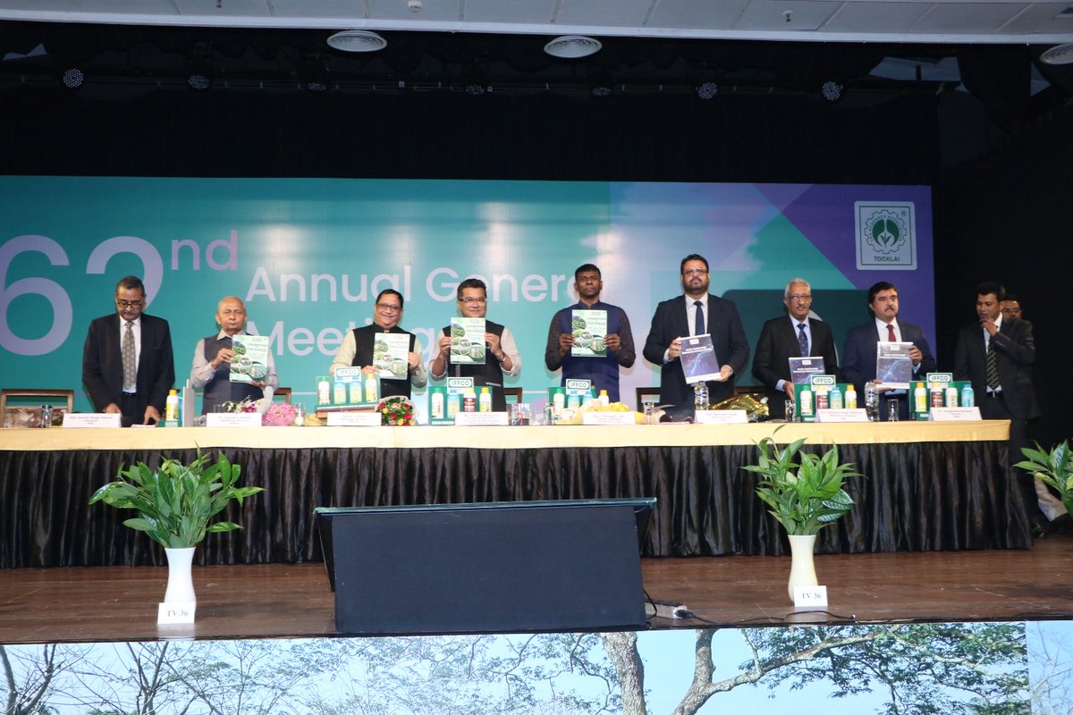 KiritkrJPatel's tweet photo. In a significant initiative to recognise farmer led innovation and promote agricultural transformation, IFFCO launched a book, “Champions of Change: Profiles of NanoFertiliserProgressive Farmers and Success Stories,” of Farmers of Assam & NE states at the 62nd Annual General Meeting (AGM) of the Tea Research Association (TRA), Kolkata. The
launch marked an important milestone in IFFCO’s efforts to document the experiences of progressive farmers and showcase the potential of innovative agricultural technologies in strengthening farming practices across Assam and the North Eastern region.

Published by IFFCO Assam, the book brings together inspiring farmer profiles, field-level experiences and success stories highlighting the use of IFFCO Nano Fertilisers across diverse crops, including paddy, tea, vegetables and oilseeds. 

Drawing upon field demonstrations, crop observations and initiatives across different agro-climatic zones, the
publication captures the experiences of farmers who have explored innovative nutrient-management practices and adopted new agricultural technologies in their fields. The publication also reflects IFFCO’s commitment to placing farmers at the centre of agricultural development. By documenting their experiences and recognising their contributions, IFFCO seeks to strengthen the connection between agricultural innovation and its practical
application in farmers’ fields. The book also serves as a valuable knowledge resource for farmers, agricultural extension workers, researchers and other stakeholders working towards improved productivity and sustainable agricultural development.