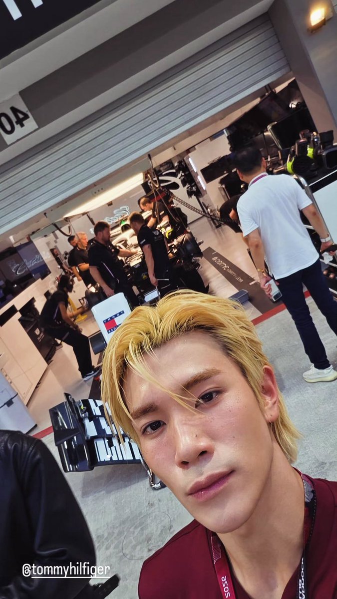 ForSupFourth's tweet photo. Ready ❤️🏎️

TOMMY CADILLAC F1 WITH FOURTH
#TommyHilfigerxFourth 
#TommyHilfiger #TommyFamily 

2026-10-09
[Update Story IG] fourth.ig 

@tawattannn 
#Fourthnattawat #โฟร์ทณัฐวรรธน์ https://t.co/3fHQWMumAW