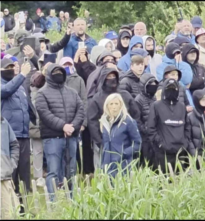 ui_sinead's tweet photo. The little OO man who just wants to celebrate his 'culture' was also at the masked-up protests with hard nut Lockhart and 'her people'.  

One big club; it's hard to know where one thug begins and the other ends. https://t.co/nLSI4BeGME