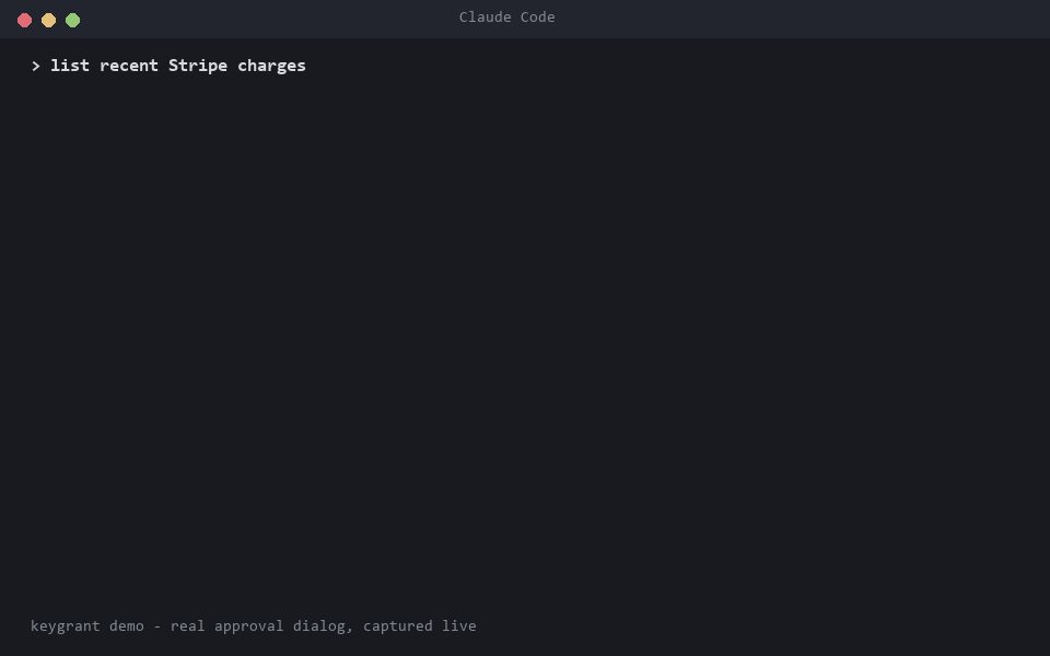 bazingaedward's tweet photo. If your coding agent can read your API key, every output channel it has can leak it: replies, generated code, tool calls, URLs.

I built keygrant: the model sees the secret's name, the child process gets the value. Every use needs your approval. https://t.co/SoNpJzh2u1
