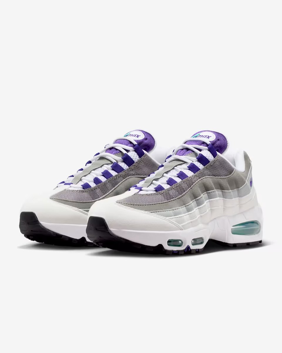 SneakerScouts's tweet photo. Nike Women's Air Max 95 OG 'Grape' 

Available via @nikestore for $114.97 (retail $190) #ad 

>>> https://t.co/SwuybzAIHz https://t.co/3sksvSWaLl
