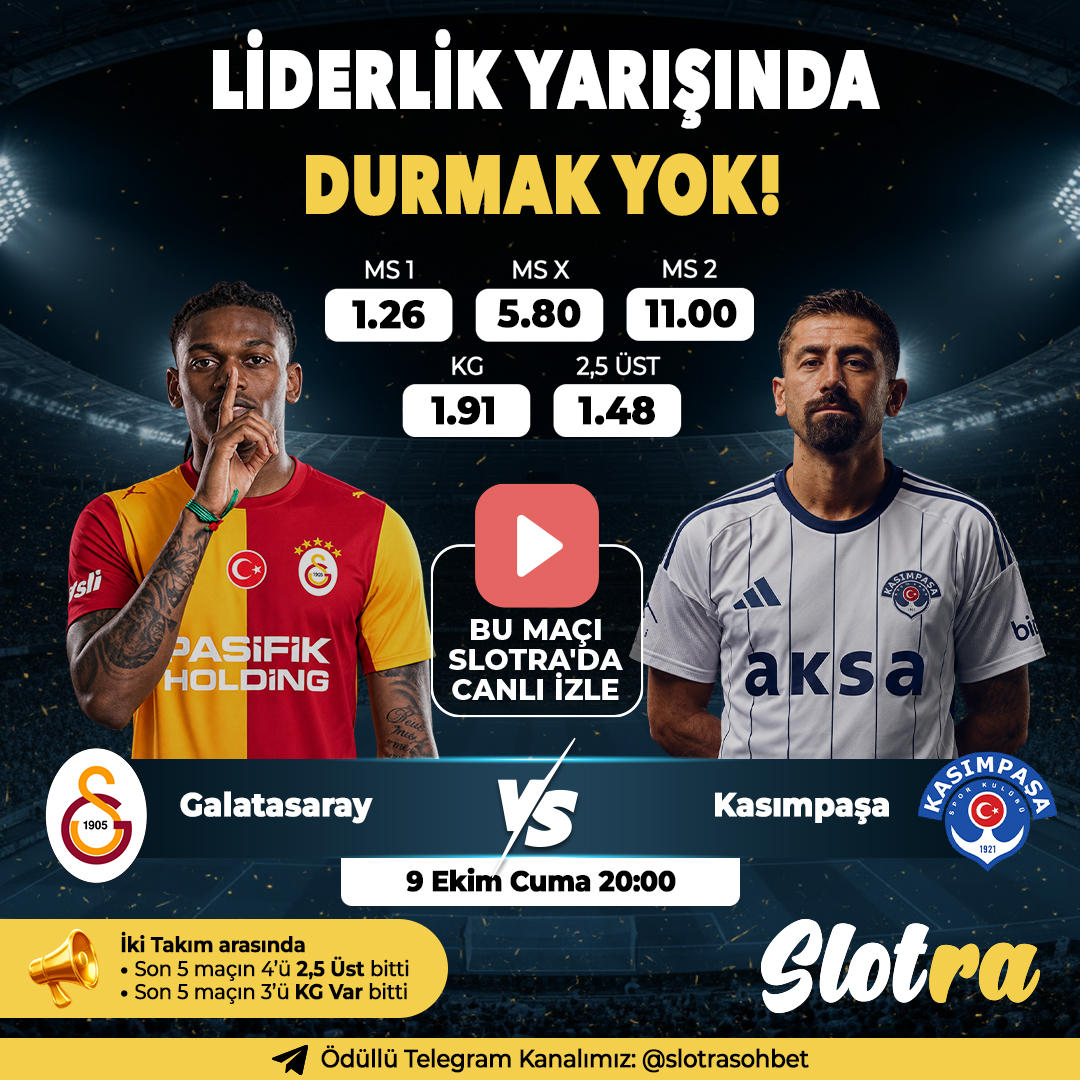 winwithraa's tweet photo. ⚽ Arttırılmış Özel Oranları Slotra’da Sporda da 
kazandırıyoruz !

⚽Galatasaray 🆚Kasımpaşa⚽

📺 Tüm maçları Slotra'da HD kalitede, kesintisiz ve eş zamanlı izleyebilirsiniz.
#canlımaçizle #iddaa #galatasaray #kasımpaşa https://t.co/rniCthkNK1
