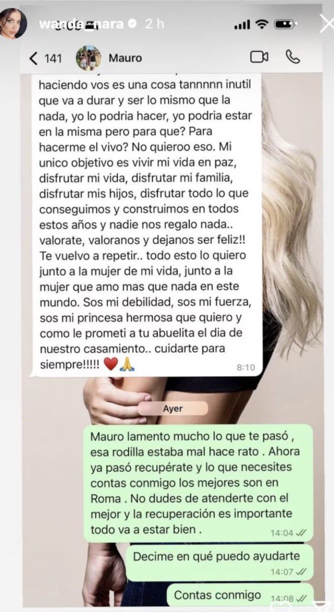 ClubWandaNara's tweet photo. ahora señor Mauro es momento de hacerle promesas a la abuelita de la China suárez @MauroIcardi te quedaste sin nada pero vas a romper las bolas hasta siempre https://t.co/HHupBLl7BU