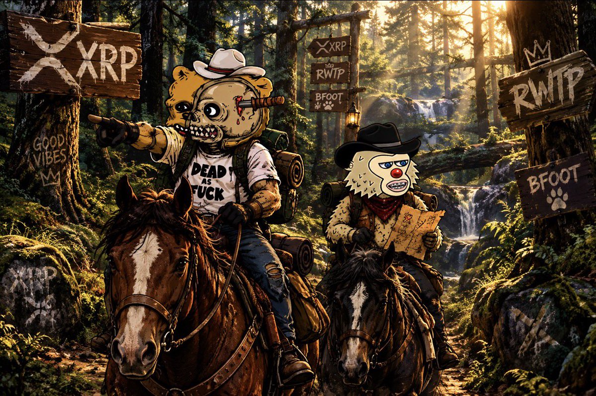 Kmacwin's tweet photo. @MRFOOT_XRPL This is such a true statement ! Time to stomp thru the forest and roll with the punches https://t.co/zPWw69L7iU