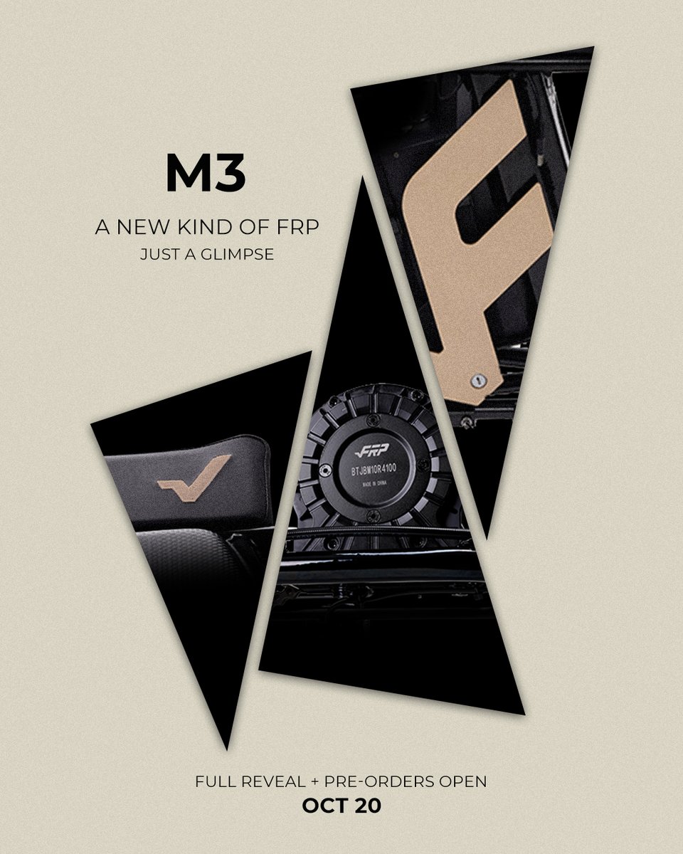 FRP_powersport's tweet photo. We’ve been working on something. Meet the M3.
Full reveal + pre-orders begin October 20.
Stay tuned.
#frpmoto #FRPM3 #FRP #ComingSoon #ebike #electricminibike https://t.co/LVlsVLctp7