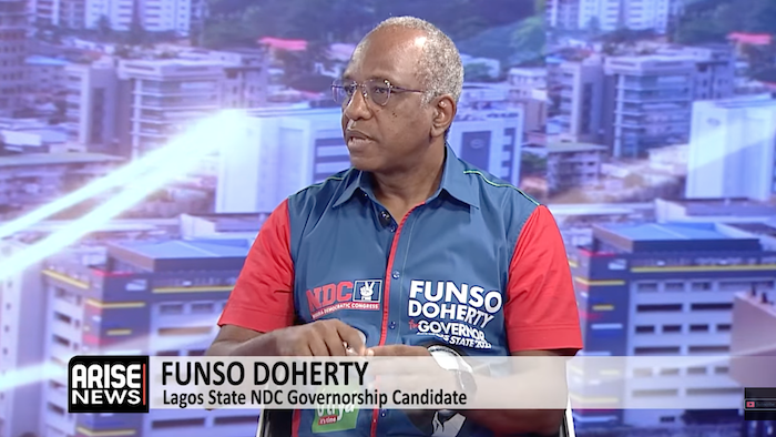 ARISEtv's tweet photo. ‘APC Can Be Defeated In Lagos Again’: Funso Doherty Says As He Pledges 150,000 Homes, Free Education, Healthcare If Elected

Funso Doherty says the APC lost Lagos in the 2023 presidential election, arguing that defeating the ruling party again is…

https://t.co/da7wtMvx2I https://t.co/vpQ0RfoejK