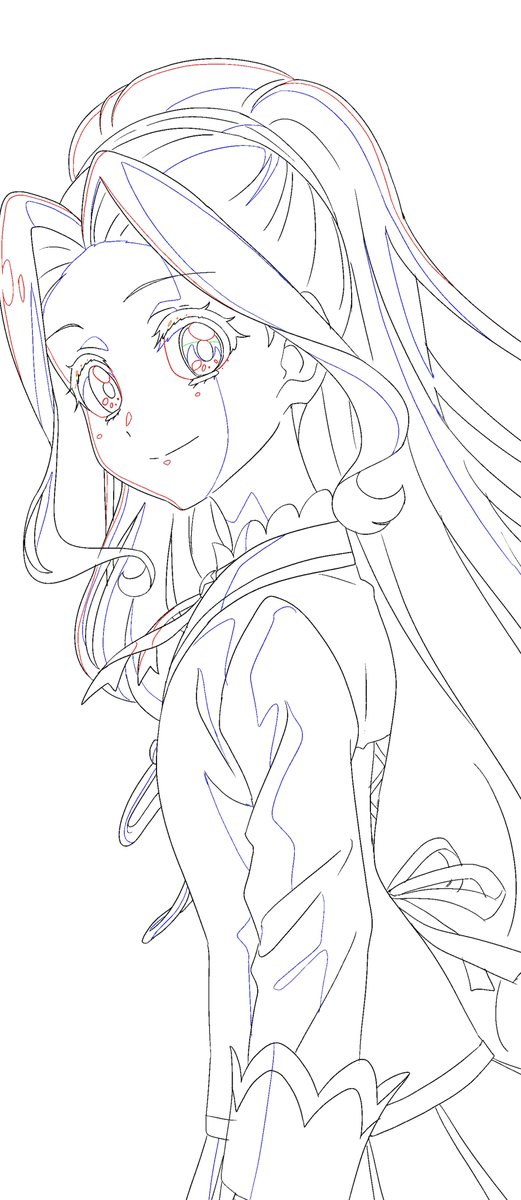 caoryu_YS's tweet photo. 今回の絵も、本業のアニメーターらしくアニメ塗り(TVpaint12pro)＋特効(AfterEffects)＋2DCG諸々(CLIP STUDIO)の組み合わせで制作しました🌙 https://t.co/iS4rYyuNwU