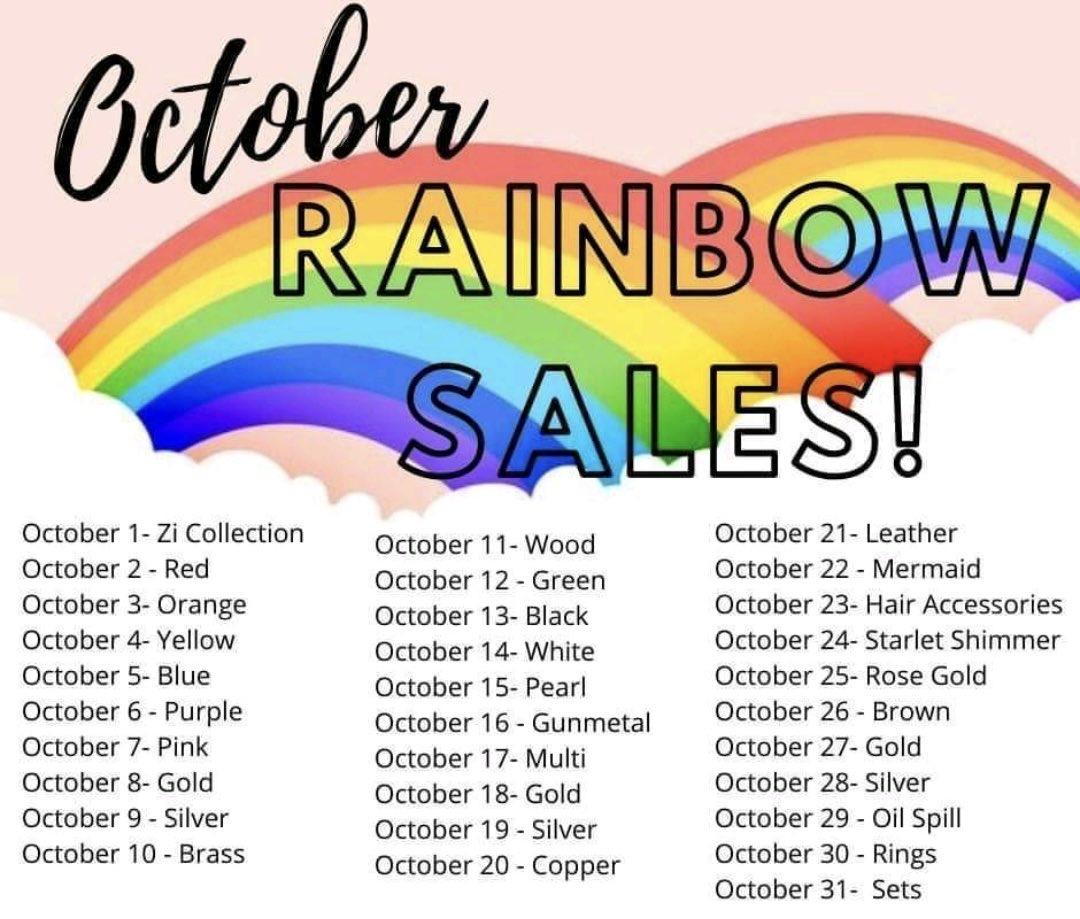 jacksoncierra12's tweet photo. It’s October 9th &amp; the “October rainbow fest” continues the color is SILVER! Check it out AND SHOP WITH ME!  #SILVER#OctoberRainbowSales🌈#$5Bling#Cierra’sJewels https://t.co/JOWafKCy1B
