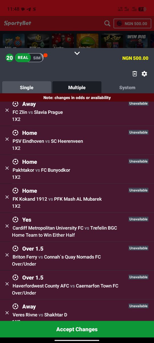 FemiMarvel80752's tweet photo. Hello sportybet what's going on whenever I'm trying to place a bet I'm always facing this issue..,what's going on?@SportyBetNG @SportyBet https://t.co/KsuI3DgSFX