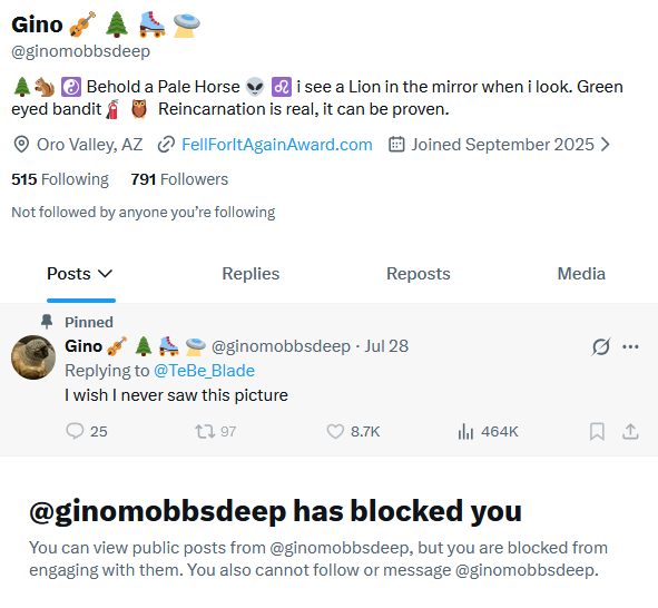 MorsSumus's tweet photo. @duncantrussell The snowflake couldn't even handle a reply from this old woman. https://t.co/MrwhwndBpx
