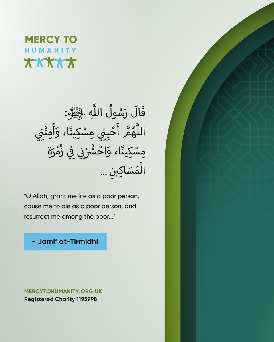 MercyToHumanity's tweet photo. 🕌 This blessed Jummah, let us remember that our wealth is a trust from Allah SWT.

𝗪𝗵𝗶𝗹𝗲 𝘄𝗲 𝗲𝗻𝗷𝗼𝘆 𝘁𝗵𝗲 𝗯𝗹𝗲𝘀𝘀𝗶𝗻𝗴𝘀 𝗔𝗹𝗹𝗮𝗵 𝗵𝗮𝘀 𝗽𝗿𝗼𝘃𝗶𝗱𝗲𝗱, 𝗺𝗮𝗻𝘆 𝗮𝗿𝗲 𝘀𝘁𝗶𝗹𝗹 𝗳𝗮𝗰𝗶𝗻𝗴 𝗱𝗶𝗳𝗳𝗶𝗰𝘂𝗹𝘁𝘆 𝗮𝗻𝗱 𝗻𝗲𝗲𝗱 𝘀𝘂𝗽𝗽𝗼𝗿𝘁.

A small act of kindness can become a source of comfort for a family in need.

🫴🏼 Share the blessings.
🤲 Ease someone’s hardship.
❤️ Become a means of mercy.

🔗 𝗗𝗼𝗻𝗮𝘁𝗶𝗼𝗻 𝗟𝗶𝗻𝗸: https://t.co/yMGGCIjcEe
