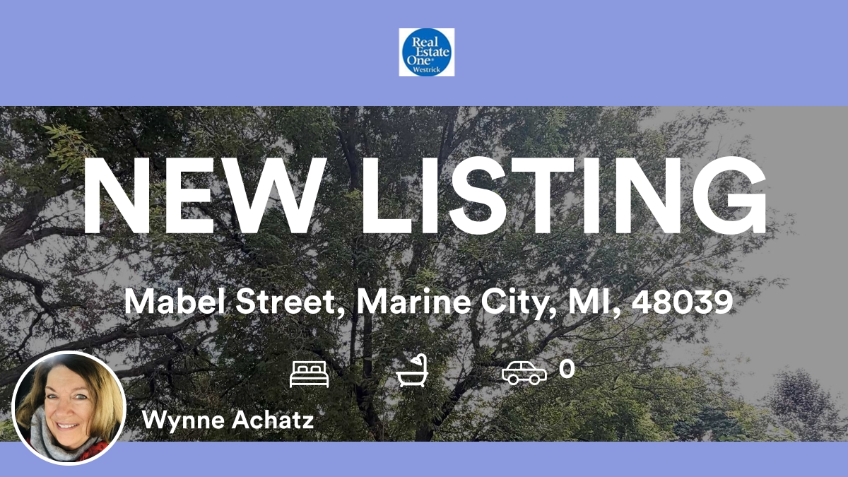 MichiganAgent's tweet photo. 📍  Mabel Street, Marine City, MI, 48039

My latest listing on RateMyAgent.
Broker 6504153558
https://t.co/77d4oVpxoH

...
#ratemyagent #realestate https://t.co/vy4AXjjo6z