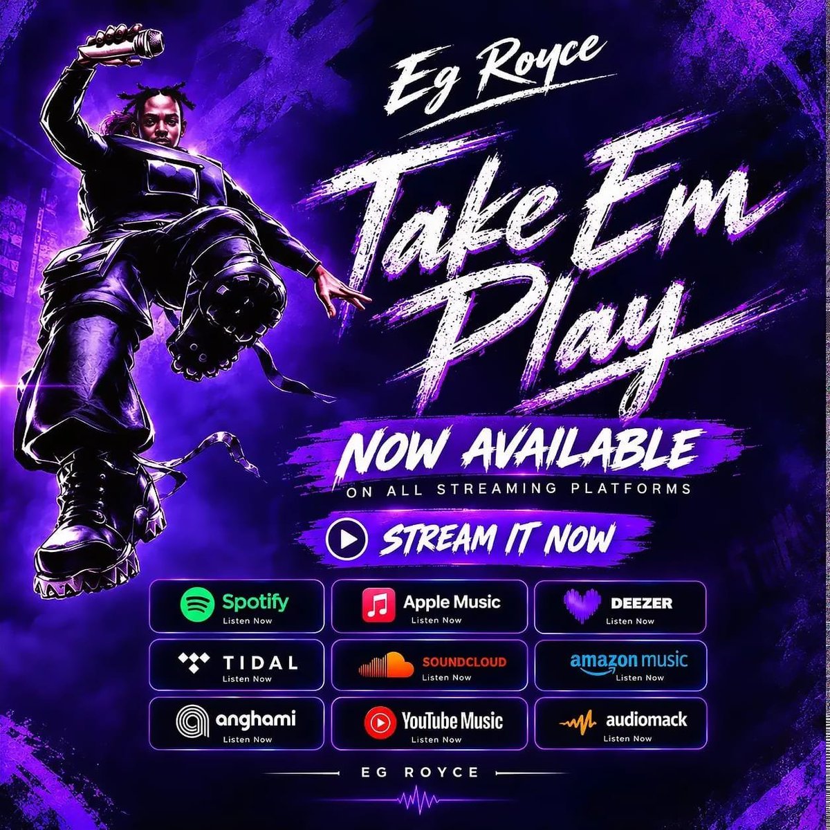 egroycex's tweet photo. The wait is over enjoy good music
👇 #takeemplay #egroyce
https://t.co/on5hSyRhPb https://t.co/VhGSwfgcvO