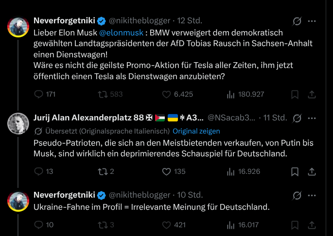 NikithebIocker's tweet photo. #MethodeLotzlöffel
Wie immer, wenn Niklas Lotz die Argumente fehlen, wird er  persönlich/ kritisiert die Person (Scheinargument- ad hominem).

Dann erzählt er seinen Lesern, die anderen hätten keine Ahnung, wären dumm
Und verkauft ihnen dann das als Journalismus https://t.co/3fFskn0EBy