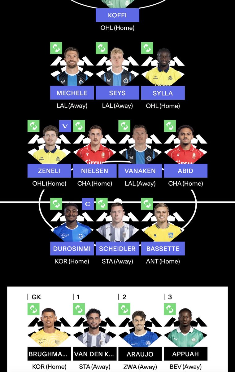 FPL_Belgium's tweet photo. @fpl_proleague Benchboost geactiveerd https://t.co/YGcB8tMcgZ