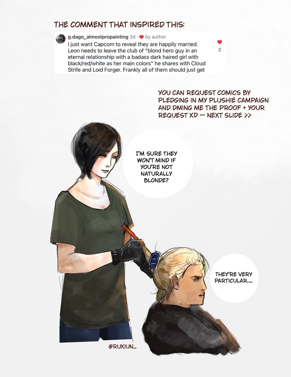 ruxiun_'s tweet photo. leon kennedy is making some friends with very particular life experiences

(Loid forger, yor forger, cloud strife, tifa lockhart + ada wong + ft geralt and yennefer lmao) https://t.co/IeAI0udNFm
