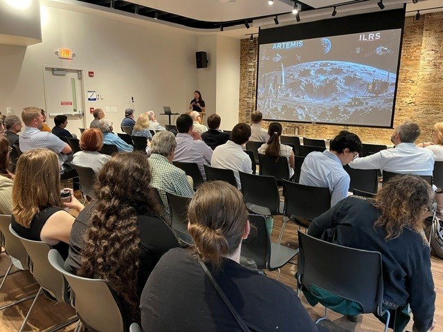 NationalSCF's tweet photo. Our CEO Dr. Paula Grisanti, pictured here with former @NASA Chief Counsel Ken Human, was delighted to attend “The Future of #SpaceLaw &amp; Governance,” hosted by #KySpaceFutures last month in Lexington, KY.  #space #KYinnovation #KSTC #WorldSpaceWeek @humanity_space @kyinnovation https://t.co/SW2JfZklFL