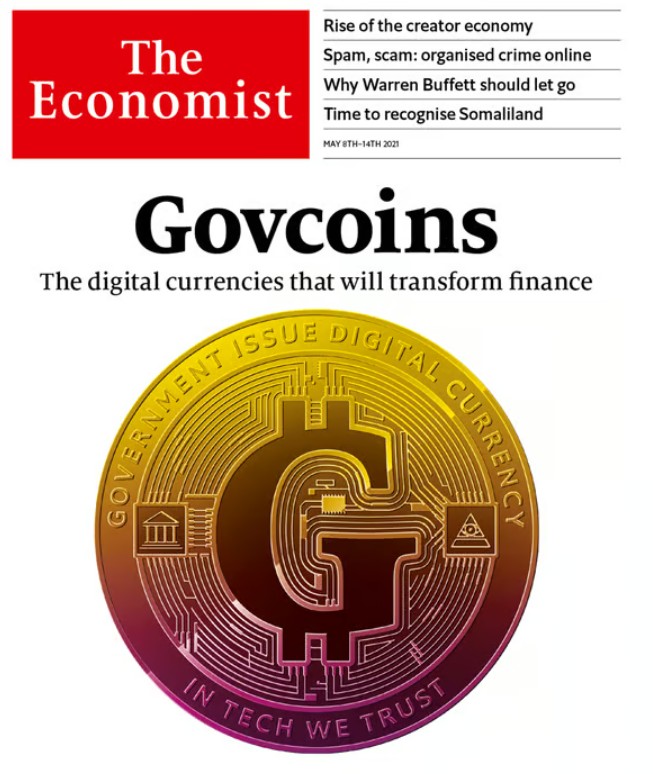 InquiringFinds's tweet photo. The Economist celebrated ‘Govcoins’ as inevitable, replacing ‘In God We Trust’ with ‘In Tech We Trust.’ - The Modern Slave, Josh Stylman
#SocialCreditScore #BigBrother #Debanking #ResistCBDC #DeepState #DCSwamp #FollowTheMoney #TechTyranny #TechExit #DigitalDetox https://t.co/zeCvDhYmdx