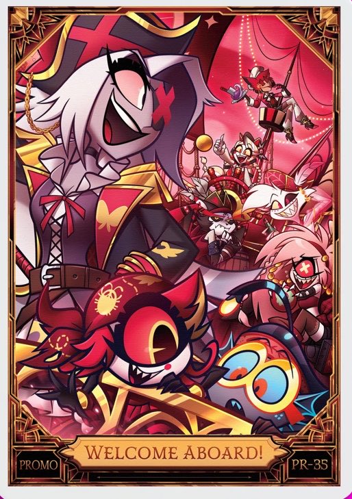 LucifersFavDuck's tweet photo. AHOY!!
New Hazbin Hotel
Halloween merch! 🎃🏴‍☠️

#HazbinHotel https://t.co/bELqdSB66c