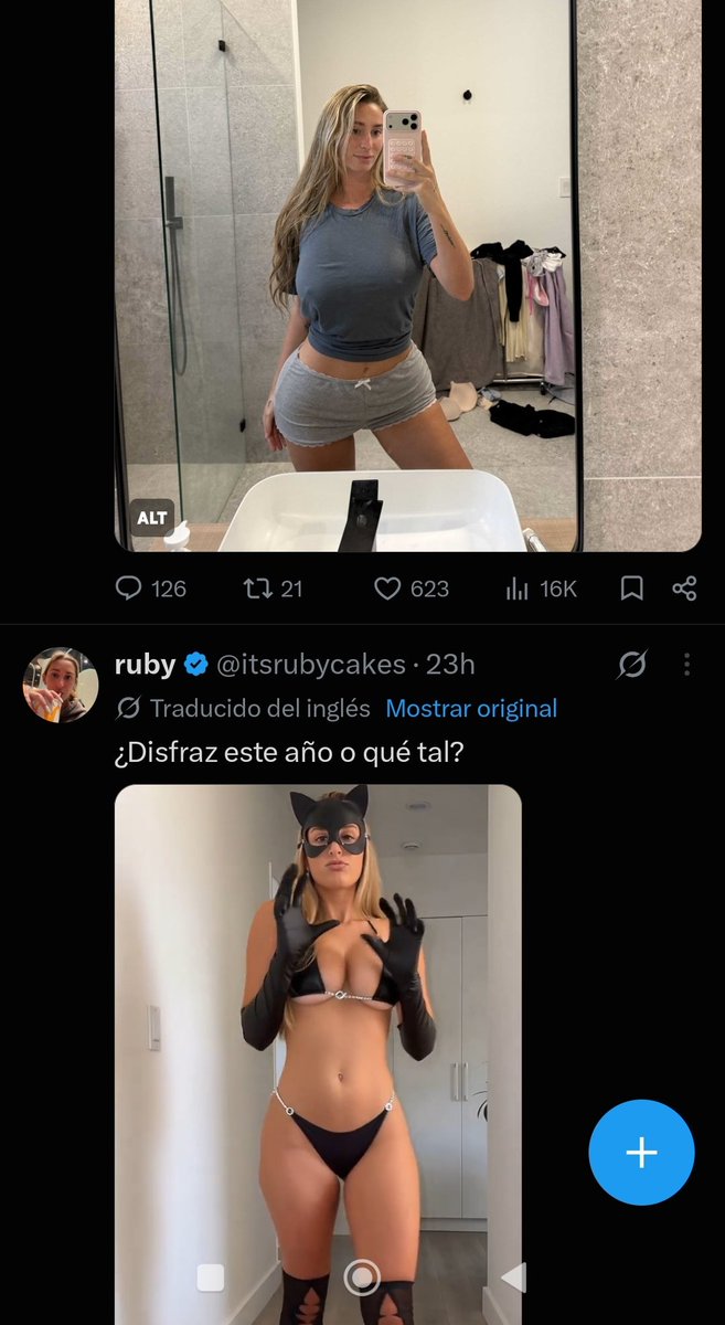 BenjamnLeonard4's tweet photo. @itsrubycakes Which one is the real "you"?  Why do you look sometimes so busty and others so tiny?? https://t.co/SrcxhvEgxH