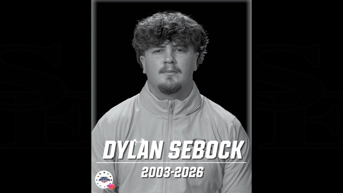 SWOSUAthletics's tweet photo. Our hearts are with the Southeastern Oklahoma State community as they mourn the loss of football student-athlete Dylan Sebock.

As part of the Great American Conference family, SWOSU Athletics extends its deepest condolences to Dylan’s family, friends, teammates and coaches during this difficult time.