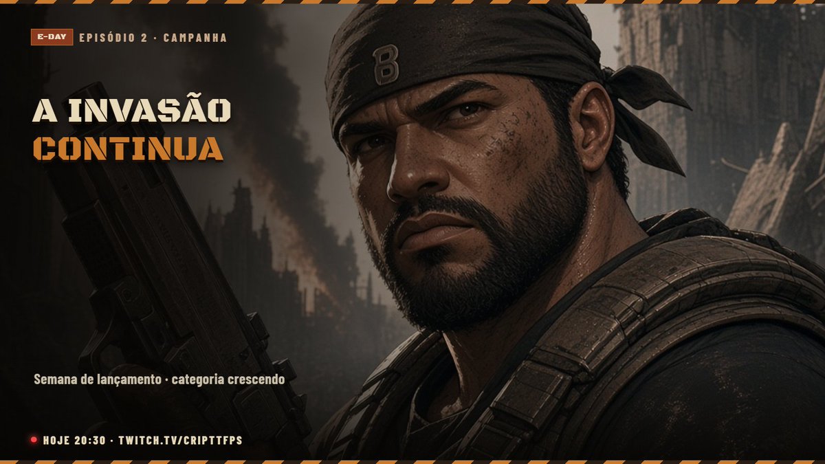 CriptFPS's tweet photo. Live hoje 20:30 🇧🇷

Episódio 2 de Gears of War: E-Day. Semana de lançamento, categoria
crescendo, e a gente continua de onde parou.

https://t.co/wlhDdqpWkk

#GearsOfWar #EDay #TwitchBR https://t.co/qSahsoCv5U