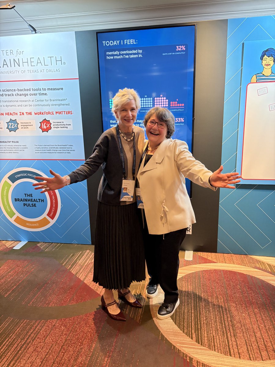 BrainHealth's tweet photo. Brain health is a strategic imperative for workforce performance, AI readiness, and human potential. At UNGA Brain Days and the ConcordiaAnnualSummit, Center for BrainHealth advanced this global conversation and launched BrainHealth Pulse, a 12minute cognitive fitness assessment. https://t.co/rWN9bB3FBi