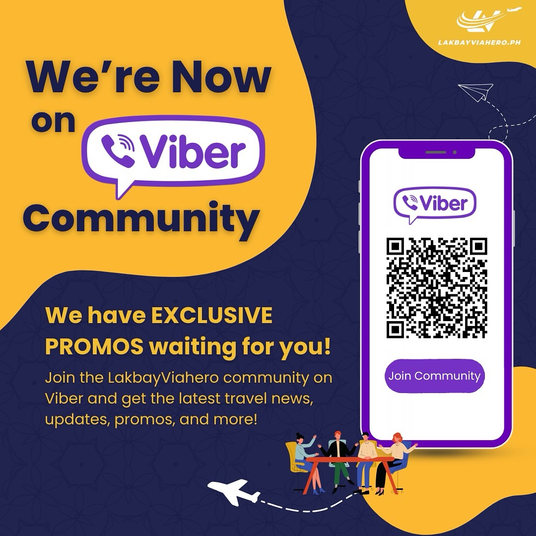 nore236's tweet photo. Join Lakbay Viahero, PH’s Viber Community. Get exclusive promos, travel updates, news, and inspiring travel stories. From hidden beaches to sulit seat sales and bucket-list destinations, stay in the loop. Scan to join now! https://t.co/GvJc0NCnk7