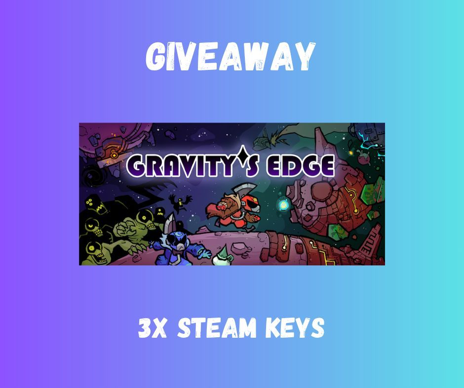 GamingInsights1's tweet photo. 🎮 Giveaway Gravity's Edge 🎮 

We’re giving away: 
✨ 3x Steam keys
How to Enter:
1️⃣ Like this post 💙 
2️⃣ Retweet ♻️ 
3️⃣ Follow: 
  - @_quietwarrior
  - @GAMWAREDUTCH
  - @GamingInsights1
Winners Announced 10/12/26

#GravitysEdge #Quite #DGI #GWD #DGIMERCH #Indiedev #Indie https://t.co/Rt0NxPOCeK