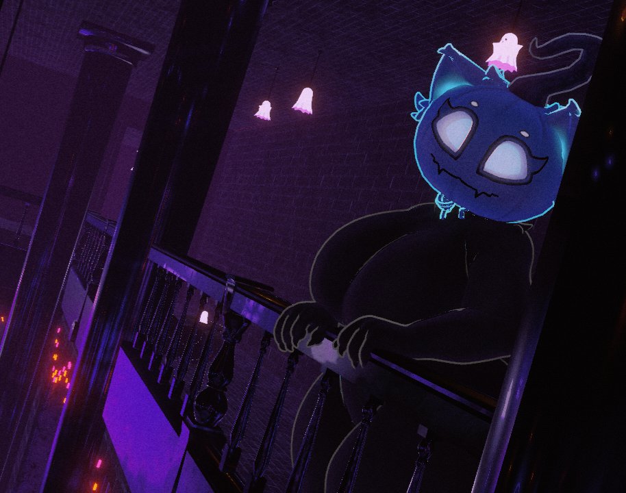 JacksonWolfFox's tweet photo. Let's get spooky! ~💙 
#VRChat #NSFW #ERP #Furry https://t.co/3vTdGrciZU