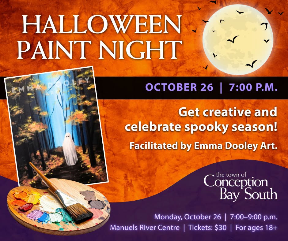 TownofCBS's tweet photo. 🎃🫟Get creative and celebrate spooky season at Adult Halloween Paint Night with Emma Dooley Art. Your $30 ticket includes ALL painting supplies + your canvas. 

Registration now open through our online registration portal under 'Programs'. 

🎨Visit: https://t.co/xtLaUU1LnP https://t.co/mSEoC4Tn0A
