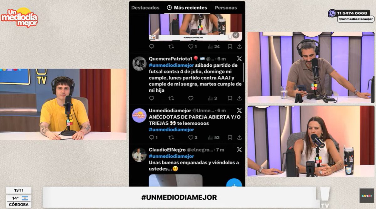 RatingRealTime's tweet photo. 🚀 ¡EXPLOTA EL MEDIODÍA! 93K de views en vivo para #UnMediodiaMejor por #YouTube 🔥

  @cmdeluzu  @Unmediodiamejor https://t.co/cVEBrkFp5U