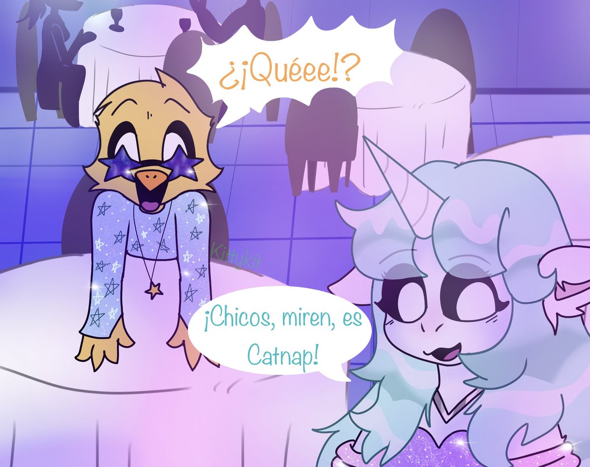 Kittykit_draws's tweet photo. Noche de baile escolar

🗨️ ESP

// Si alguien entiende la referencia, diganme, aunque es bastante obvia
#Daynap #Catnap #Dogday #SmilingCrittersAU #SmilingSecrets #furry #digitalart #furryartist https://t.co/Mfa6OCC8dF