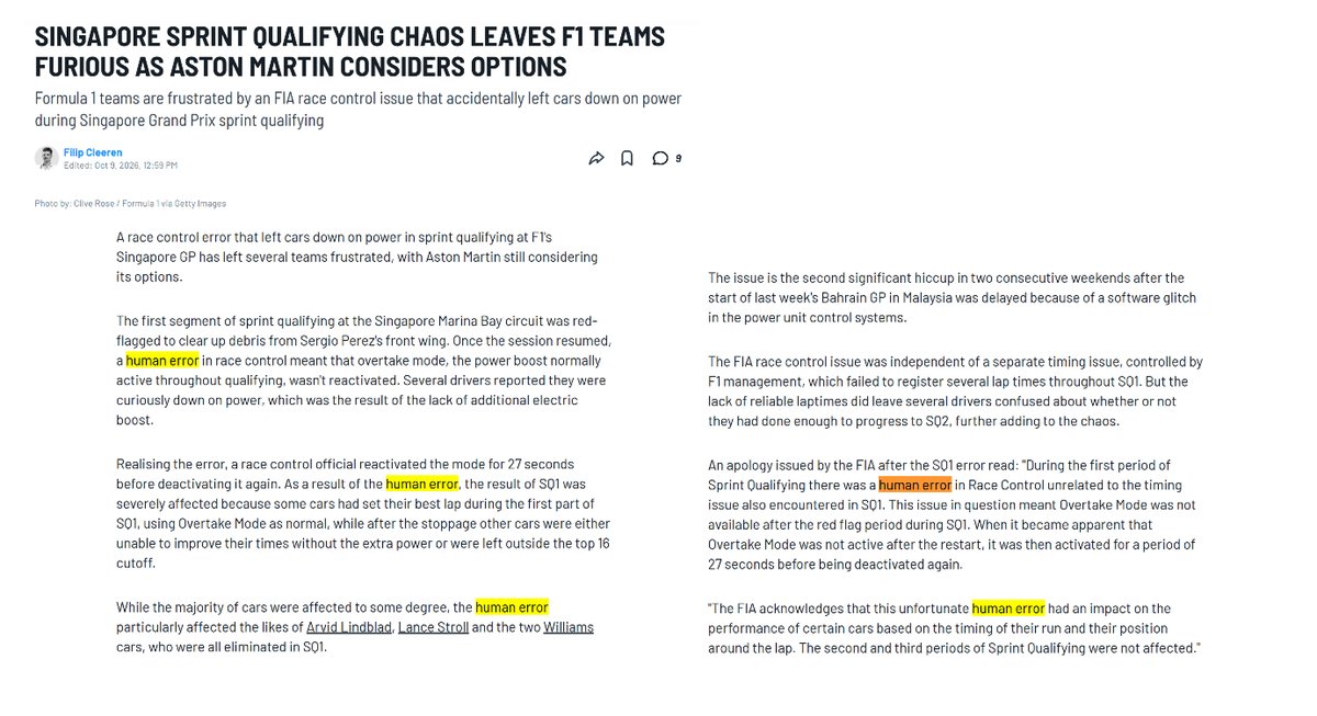 franfe42's tweet photo. @Motorsport_LAT No entendí Philip, fue un error humano o del sistema de mierda que implementaron? https://t.co/Etrr79bVhP