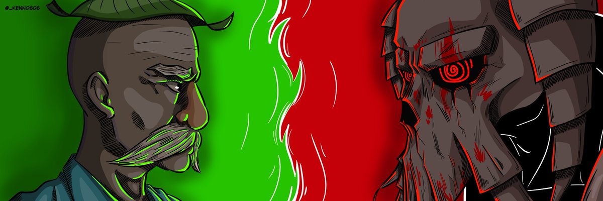 _Kenn0606's tweet photo. El dibujo de ayer me encanto tanto, ahora esta con formato banner.

Un saludito al señor @garibaldi_gb, dándole las gracias por todas las risas y momentos dentro de la serie.

#DedsafioFanArt #Dedsafío4 https://t.co/JyOcC264IZ