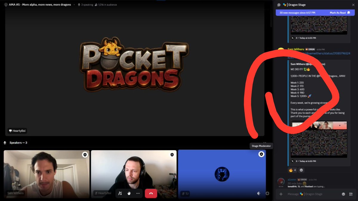 xray_nft's tweet photo. Just wrapped up another Pocket Dragons AMA with 1,000+ people in the room 🐉

Big respect to @djsamwithers and @TradingJoker for sharing more about the project and where things are heading

One thing worth understanding is the Burn mechanic

More dragons burned doesn’t automatically mean a better outcome Knowing the odds before combining your dragons matters especially when higher tiers are on the line

I also received the AMA badge 🔥

Who else got theirs Drop yours below so we can share them together 👇

Thanks to @Pocket_Dragons_ for bringing the community together ❤️
