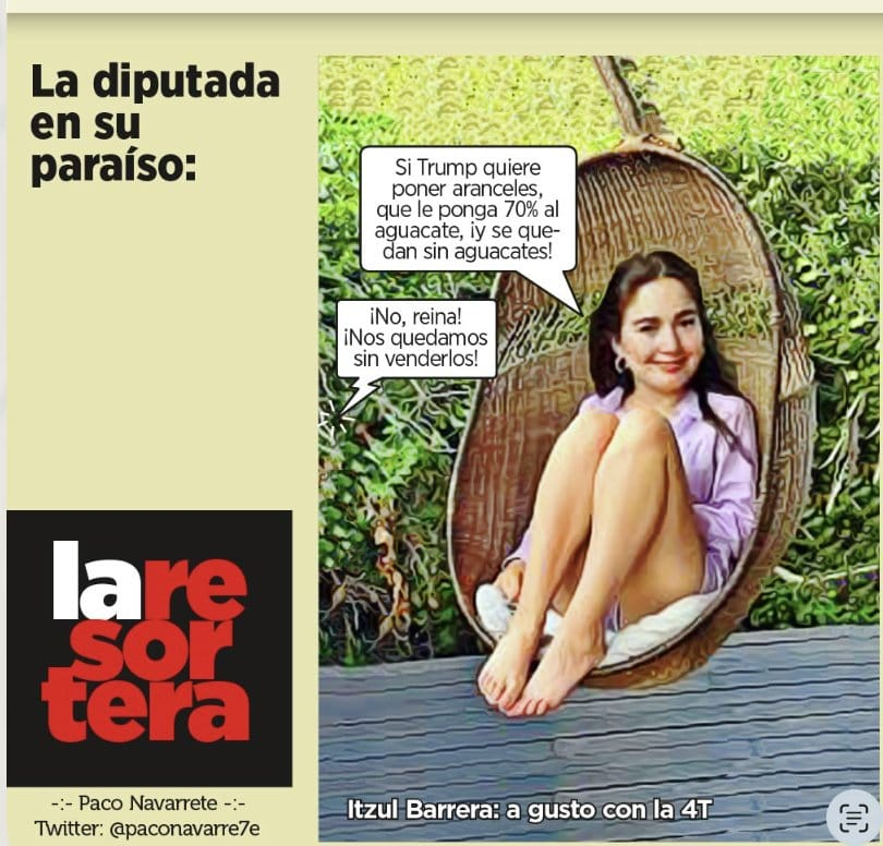 clausrichart's tweet photo. En solidaridad con @paconavarre7e durante 15 días a partir de ahora, subiré el meme que hizo enojar a @itzulBarrera.

A mi,  un tribunal fascista como @TEPJF_informa no me puede obligar a bajar la foto.

Si la foto no fue editada con IA, entonces los prejuicios están en ella no en el caricaturista.

Por eso alertábamos que la #LeyAntiMemes era un ataque a la libertad de expresión y con este antecedente antes de aprobarse, no nos equivocamos #NoNosCallarán #LaClausOpinión.
