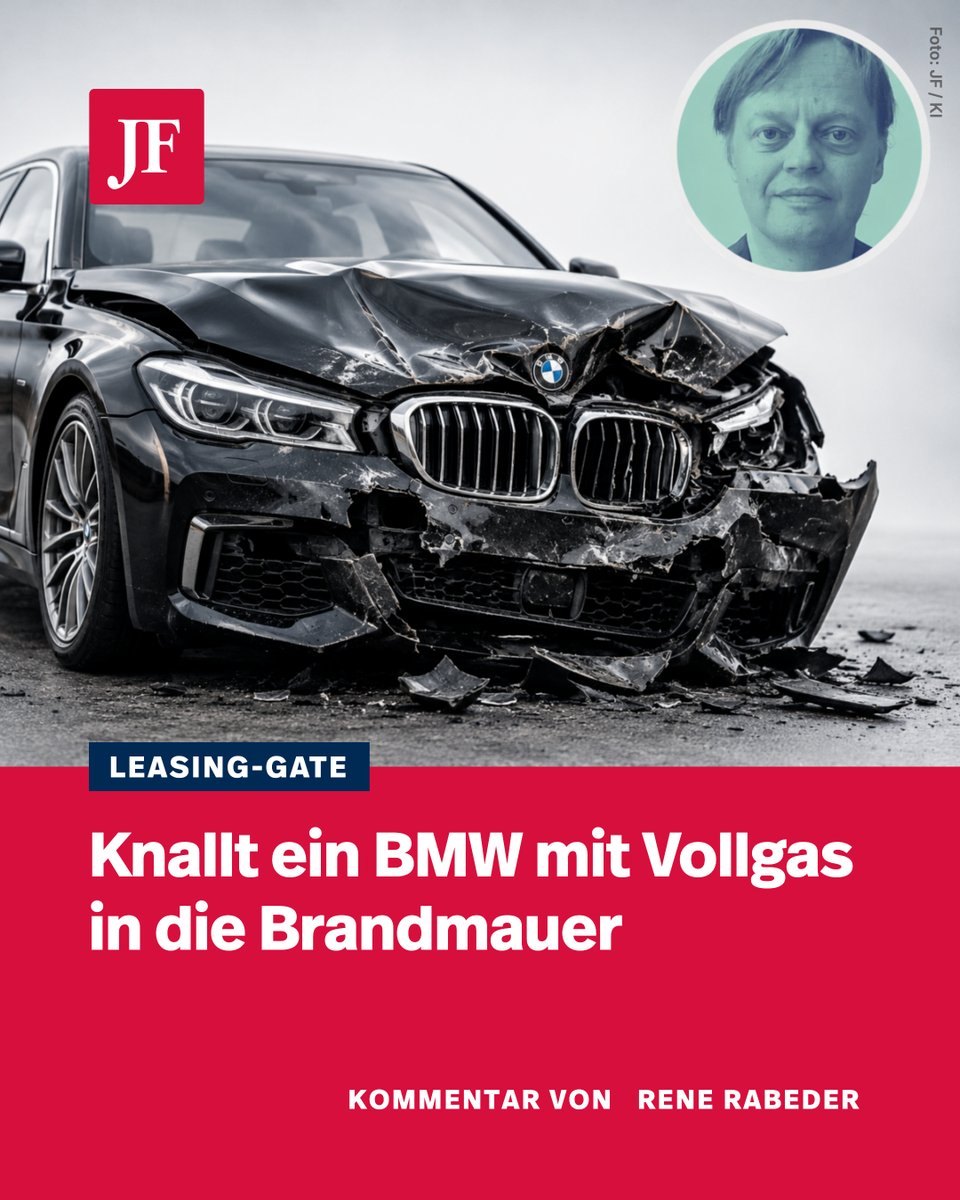 jungefreiheit's tweet photo. BMW zieht nach der Wahl eines AfD-Landtagspräsidenten sein Leasingangebot zurück. Die Gewinne schrumpfen, Tausende Stellen sollen wegfallen. Dafür gehört politische Bevormundung jetzt zur Serienausstattung. Ein Kommentar.

Weiterlesen: https://t.co/Ps7uRAidBf https://t.co/Gc5e4PHehe