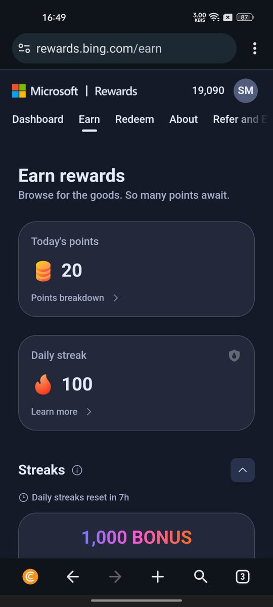 RamShivlani's tweet photo. @Microsoft What do I do with my 19000 points as there is only 1 gift card and I am not able to redeem it and every time I mail support I receive just bot reply and because of which I am not even able to fix this "on the go" error 😔😔😔😔 https://t.co/lay68N6Pq4